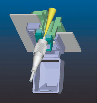 Optical input structure